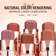 O.two.o Blush Stick For Lip & Cheek 2 In 1 On Balm Matte Face Makeup 30g L9m6