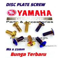 DISC SCREW DISC PLATE FRONT REAR Y15 LC135 Y125 RS150 NVX SCREW TITANIUM M8X20 DISK SKRU SRL VF3I M8