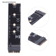 forstretrtomj M2 SSD Adapter M.2 PCIE NVME SSD Converter Card Internal Solid State Drive for Apple Macbook Air Pro EN