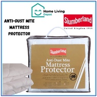 SLUMBERLAND Anti Dust Mite (ADM) Mattress Protector / Single/SuperSingle/Queen/King