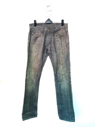 30腰 Levi's 504 鐵灰刷色 直筒牛仔褲 (190425)