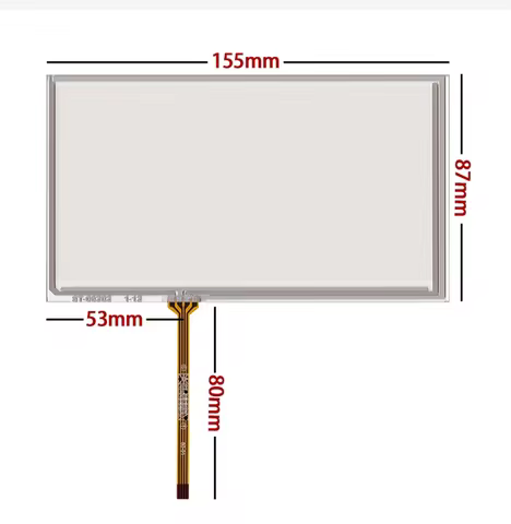 New 6.2 inch 4 Wire Resistive For Pioneer AVIC-Z7330DAB-CT Touch Panel Digitizer Screen For Pioneer 