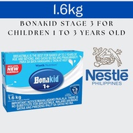 BONAKID Stage 3 Powdered Milk Drink for Children 1 to 3 years old, Sachet in Box 1.6kgx4.