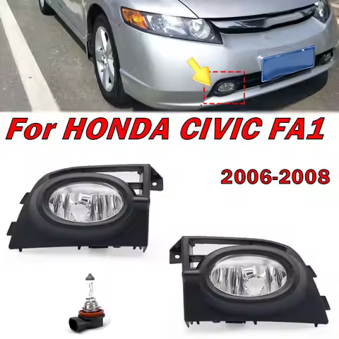 Car Front Bumper Lamp Fog Light Signal Lamp For Honda Civic FA1 2006 2007 2008 Foglight Auto Parts 3