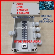 1 IN 4 OUT | WATERPROOF PVC BOX | PVC JUNCTION BOX | TERMINAL BLOCK BOX | PVC ENCLOSURE BOX | PVC BO
