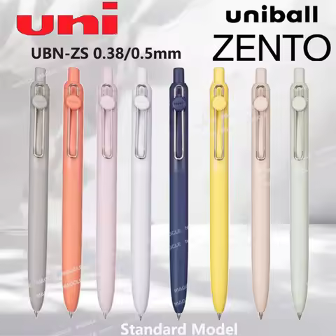 New Uni Gel Pen Uni-ball ZENTO High-color Grip Water-Based Ink Ultra-Smooth Effortless Writing Brush