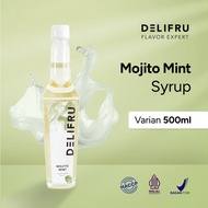 Mojito Mint Syrup Delifru 500 ml - Sirup Mint Premium