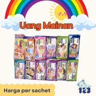 Mainan Anak Uang Karakter - Uang Mainan Isi 12 Lembar - READY MANADO