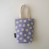 環保飲料提袋/早餐袋/小物袋/散步包=台灣棉布=可愛花朵