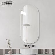 superior productsBathroom Wall Hanging Mirror Punch-Free Toilet Self-Adhesive Bathroom Mirror Toilet Glass Mirror Cosm