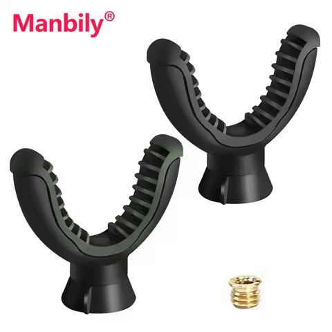 360° V Yoke holder for Hunting Outdoor tripods Rifle Rest Stand Sturdy 3/8 Rubber Shooting Accessori