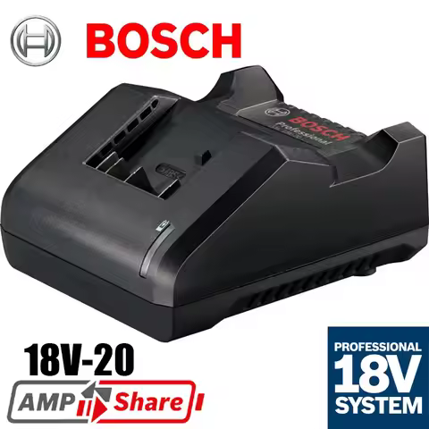 18V Bosch Gal18V-20 Professional Lithium-Ion Battery Charger for 220V Fast Charging Dual-Mode Chargi