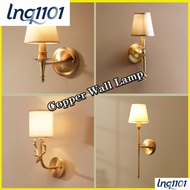 LOCO Copper Wall Lamp Living Room LED Wall Light Indoor Wall Lamp Bedroom Bedside Lamp Hotel Lightin