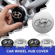 4Pcs 60mm Car Wheel Center Hub Cap Badge Accessor For Hyundai I10 I20 I30 Getz Accent Elantra Santa