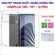 PPF stickers for Oneplus 10R, Oneplus 10T, Oneplus 10 Pro with full back, screen
