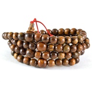 ICBEADS Kalung Tasbih Gelang Japamala Kayu Gaharu Kalimantan Asli Grade A tenggelam Wangi alami