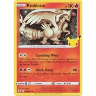 PTCG Pokemon Cards / 25th Anniversary - Celebrations / Reshiram - 2/25 - Holo Rare
