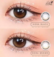 คอนแทคเลนส์ Angelzone รุ่น Nora Brown Blackแบรนด์ Angelzone Contactlens คอนแทคเลนส์ angel zone สีน้ำ