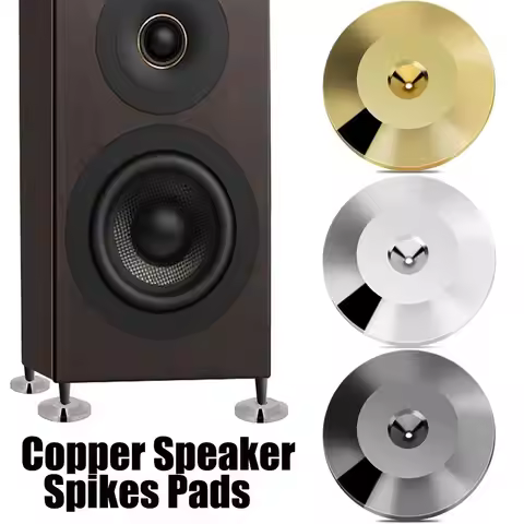 Copper Speaker Spike Gold Speaker Spikes Copper 25x5mm Copper Isolation Stand DVD Player Feet Mat DV