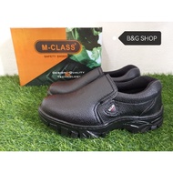 M-Class Slip On Safety Shoes HG124M Sewing Outsoles Lightweight