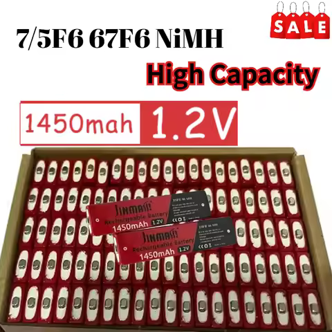 High Capacity 7/5F6 67F6 NiMH 1.2V 1450mAh For-Sony-Panasonic Walkman Gum Lithium Battery Panasonic-