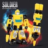 2025 New Transformers Optimus Prime Bumblebee Transforming Robot Pen Kids Toy