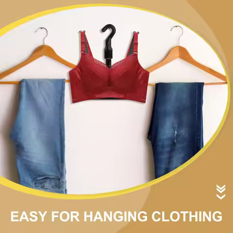 2Pcs Women Bra Display Mannequin Hanging Bra Holder Plastic Stand for Clothes Shop Store Display Und