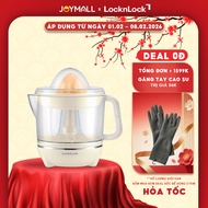 LocknLock EJJ231IVY Ivory White Orange Juicer 700ml 40W, Genuine Product, 2-Way Rotating Juicer - Jo