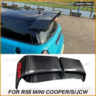 GP Style Real Carbon Fiber Rear Roof Spoiler For Mini R56 Cooper S JCW Car Accessories Spoiler Wing 