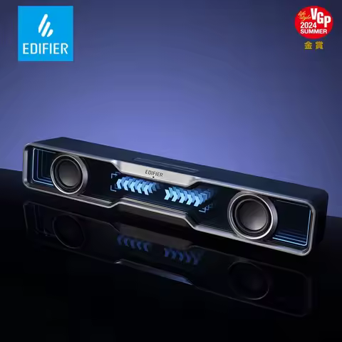 Edifier QS30 Computer Speakers Mini Soundbar USB Speakers Subwoofer Bluetooth 5.4 with Microphone RG