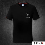 【滿300發貨】瑪莎拉蒂Maserati車友會4S店工作服汽車美容維修圓領短袖半袖T恤短袖文化衫衣服廣告衫