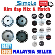 Sport Rim Wheel Cap Mix & Match 62mm Rays Enkei Advanti Vossen Work Rim Cap Sticker