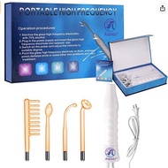 Asenei Portable Handheld High Frequency Skin Therapy Wand Machine with Neon for  Anti-Aging Skin Tig