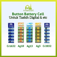 Button Cell Battery For Tasbih Digital AG3 AG10 CR2032 CR1632