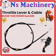 Bg328 Throttle Cable And Throttle Lever Tali Minyak Mesin Rumput Tanika T328 Fr3000 Fr3001 ogawa