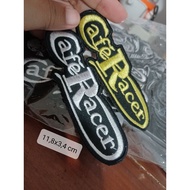 Yellow cafe racer embroidery patch fashion accessories