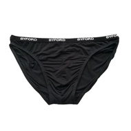 Byford Bamboo Fiber Smooth Mens Underwear Triangle Pants Low Waist Antibacterial Pure Color Youth Su