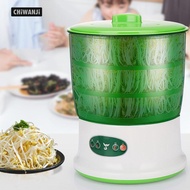 CHiWANji Bean Sprouts Machine Home Use 3 Layers with 3 Seasonal Modes Seed Sprouter Bean Sprouts Mak