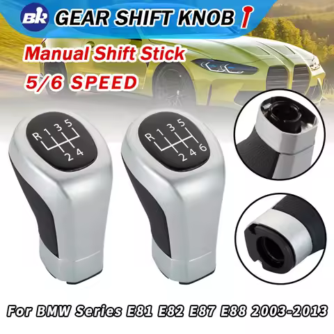 New Product 5/6 Speed Interior Replacement Gear Shift Knob For BMW 1 3 Series 1 3 Series E81 E82 E87
