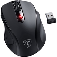 Wireless Mouse, D-09 Computer Mouse USB Cordless Mice for Laptop, Ergo Grips, Lightspeed 5-Level 240