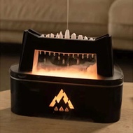 Water droplet rain sound aromatherapy diffusion humidifier, 300ML flame difr suitable for bedrooms, 