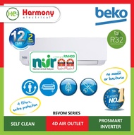 NUR REBATE (5 STAR) BEKO 1.0HP BSVOM 090 / BSVOM 091 Air Conditioner Inverter Air Cond Penghawa Ding