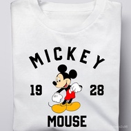 T-shirt/T-shirt Mickey Mouse 1-9-2-8 untuk lelaki dan wanita