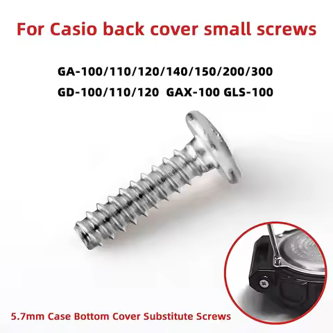 Watch back cover screw accessories for Casio gshock G-8900/GLS-8900/GR-8900/GW-8900 GD/GA-100/110/12