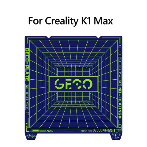 For Creality K1 Max Upgrade Geco Plate 310x315mm Double Sided Printing K1 Max Build Plate Pla No Hea