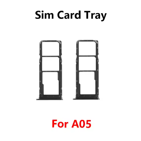 For Samsung Galaxy A05 Sim Card Slot Tray Holder Sim Card Reader Socket Replacement Parts