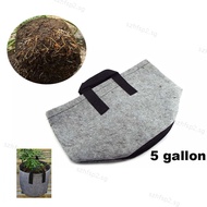 Handles Pots 5 Gallon Plant Grow Bags Fabric Grow Breathable Bag Flower Vegetable Home Garden Tools 