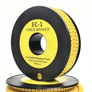 EC1 ELECTRICAL WIRE NUMBERING RING - 2.5MM / EC2 WIRE - 4mm WIRE / EC 3- 6mm WIRE