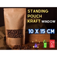 Standing Pouch Ziplock Paper 10 x 15 Paper Craft Packaging/ 10 x 15 cm Waterproof - Waterproof Impor