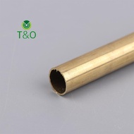 [T&O-t] Brass Tubes Dia 2/3/4/5/6/7/8/9/10/11/12/13/14/15mm Length 300mm 0.5mm Wall Brass Pipe Model